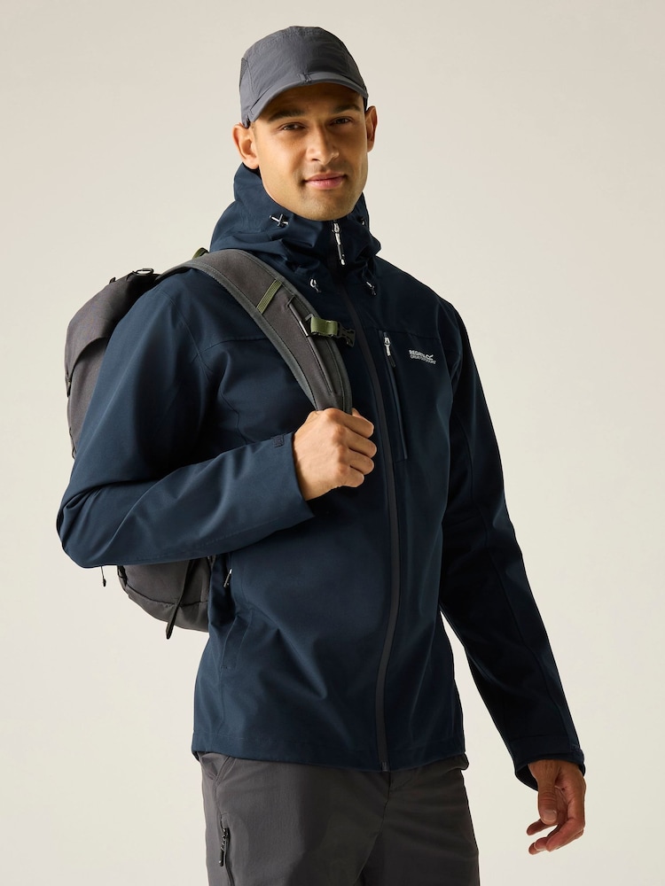 Regatta Blue Birchdale II Waterproof Jacket - Image 1 of 9