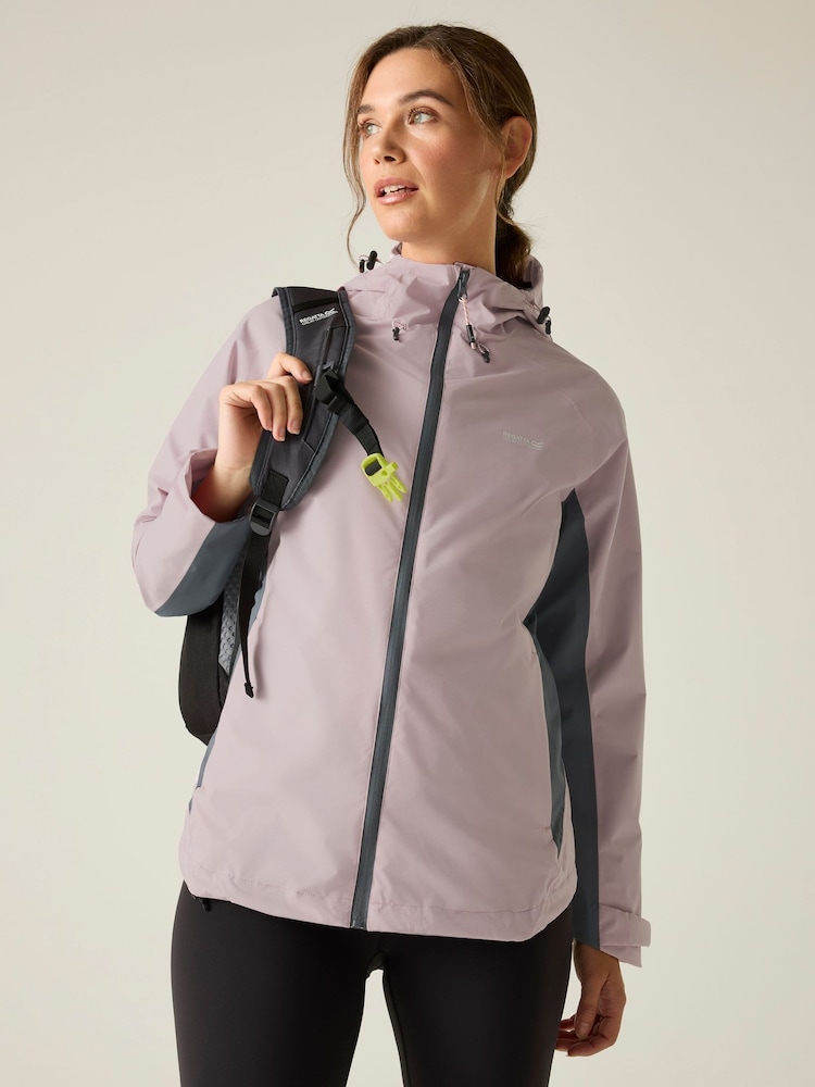 Regatta Purple Frina Waterproof Jacket - Image 1 of 9