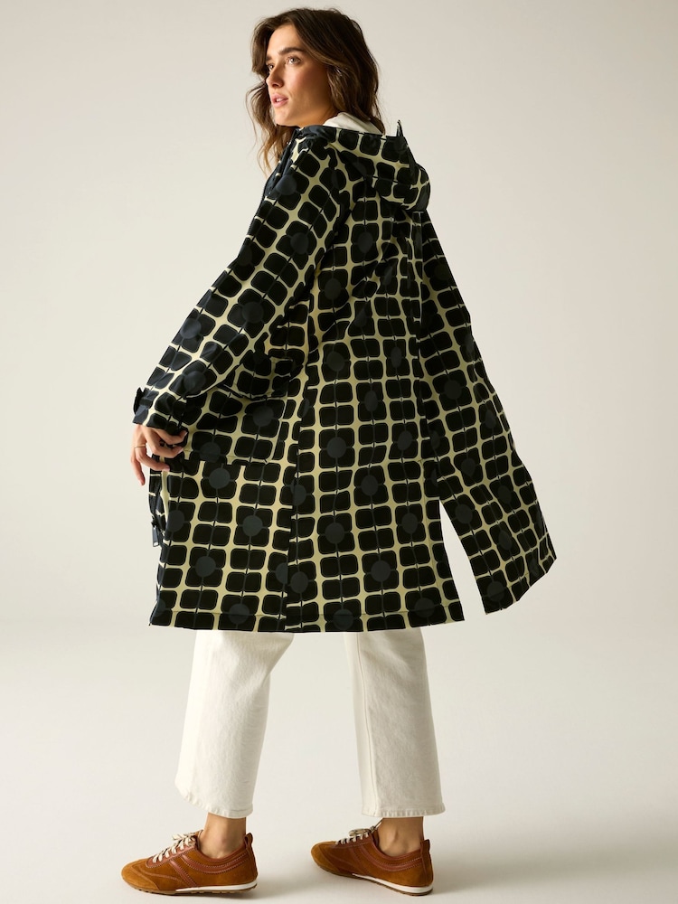 Regatta Black Orla Longer Length Waterproof Jacket - Image 2 of 9 Regatta Black Orla Longer Length Waterproof Jacket - Image 2 of 9