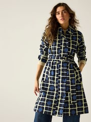 Regatta Blue Orla Waterproof Trench Jacket - Image 1 of 9