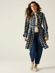 Regatta Blue Orla Waterproof Trench Jacket - Image 3 of 9