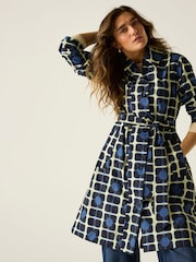 Regatta Blue Orla Waterproof Trench Jacket - Image 6 of 9