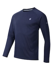 Dare 2b Blue Agile Long Sleeved T-Shirt - Image 6 of 7