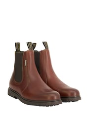 Barbour® Brown Hale Leather Chelsea Boot - Image 1 of 2