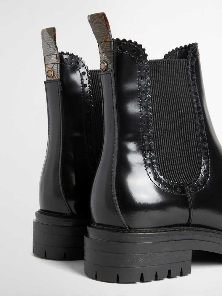 Barbour® Black Wilton Chelsea Wellies - Image 5 of 5