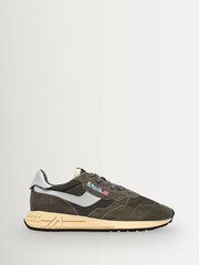 AUTRY Green Reelwind Suede & Mesh Trainers - Image 1 of 6