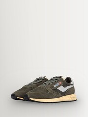 AUTRY Green Reelwind Suede & Mesh Trainers - Image 2 of 6
