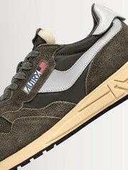 AUTRY Green Reelwind Suede & Mesh Trainers - Image 6 of 6