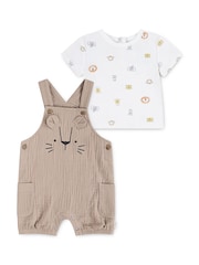 Huggies Natural Baby Dungarees Set - Image 1 of 4