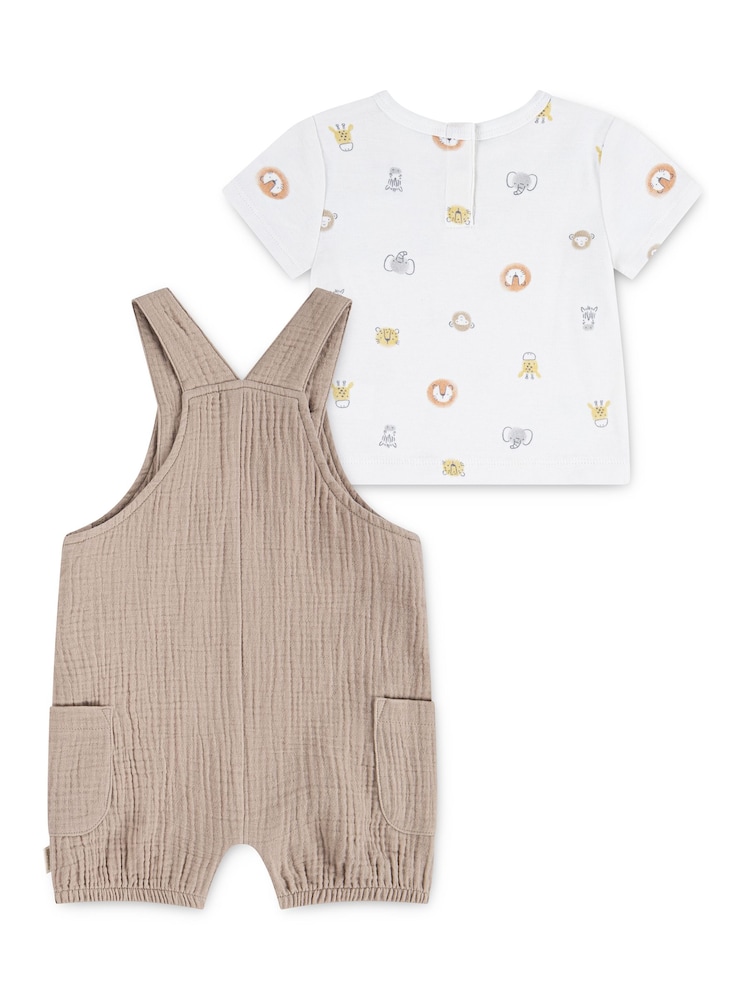Huggies Natural Baby Dungarees Set - Image 2 of 4 Huggies Natural Baby Dungarees Set - Image 2 of 4