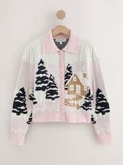 Pink/White Family Matchback Christmas Jumper - Image 11 of 13