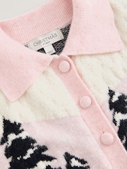 Pink/White Family Matchback Christmas Jumper - Image 12 of 13