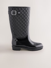 블랙 - Quilted Wellies - 5의 이미지 1