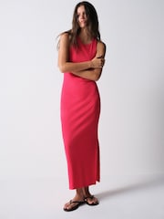 The Set 3 Pack Cross Open Back Maxi Dresses Brown/ Red/Khaki Green - Image 4 of 12