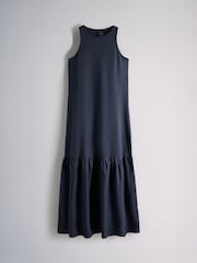 The Set 2 Pack Drop Waist Jersey Woven Maxi Dress Navy Blue/Burgundy Red - Image 2 of 3
