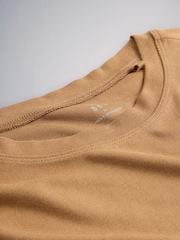 The Set 4 Pack Slim Fit Slinky Rib T-Shirts Navy/Ochre/Mustard/Cream - Image 12 of 12