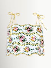 Pink City Prints Lapis Meadow Sicily Top - Image 1 of 1