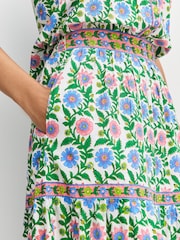 Pink City Prints Folk Border Fleur Skirt - Image 6 of 10
