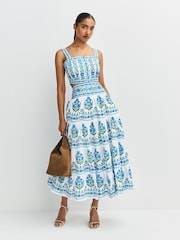 Pink City Prints Lapis Meadow Immy Top - Image 3 of 11