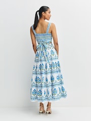 Pink City Prints Lapis Meadow Immy Top - Image 4 of 11