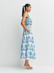 Pink City Prints Lapis Meadow Immy Top - Image 5 of 11