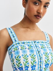 Pink City Prints Lapis Meadow Immy Top - Image 7 of 11
