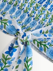 Pink City Prints Lapis Meadow Immy Top - Image 9 of 11