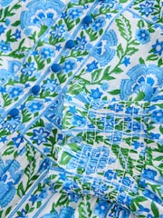 Pink City Prints Sapphire Border Margarita Dress - Image 9 of 9