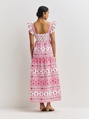 Pink City Prints Rose Folk Lucia Dress - Image 2 of 9