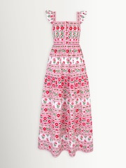 Pink City Prints Rose Folk Lucia Dress - Image 6 of 9