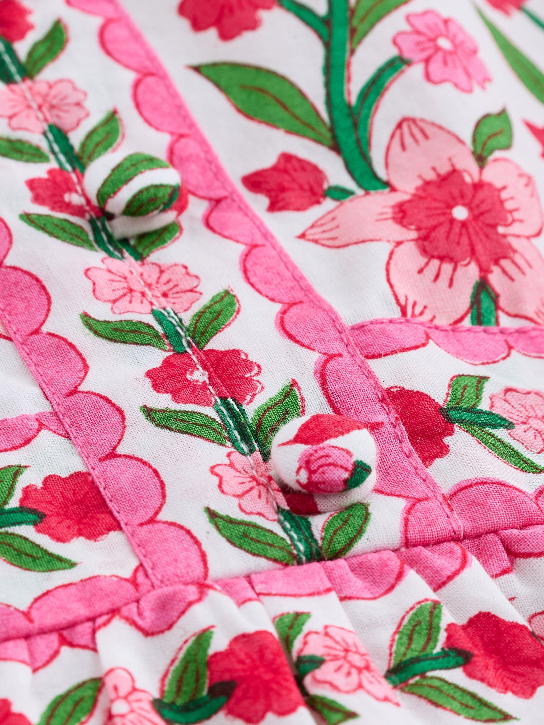 Buy Pink City Prints Rose Folk Lucia Dress from Next USA