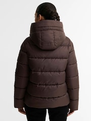 Barbour International Brown Brantley Puffer Jacket - Image 3 of 7