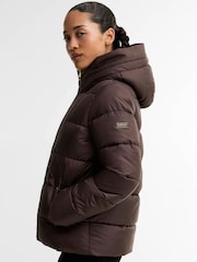 Barbour International Brown Brantley Puffer Jacket - Image 4 of 7