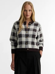 Barbour International Brown Halina Knitted Cardigan - Image 1 of 5