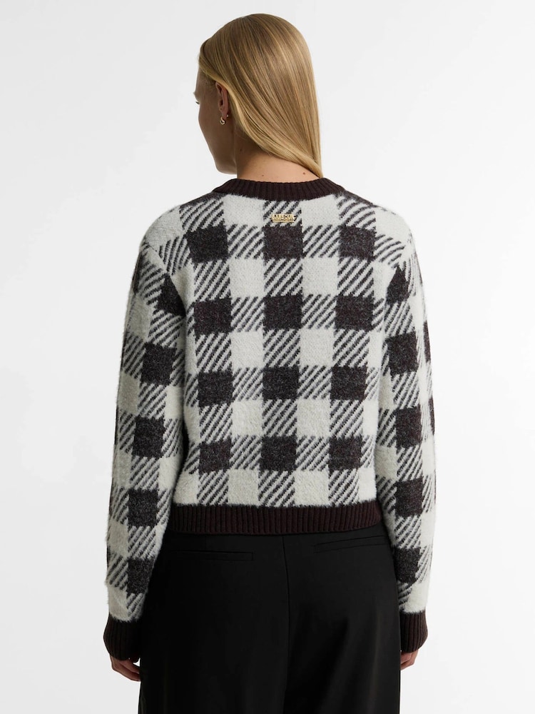 Barbour International Brown Halina Knitted Cardigan - Image 2 of 5 Barbour International Brown Halina Knitted Cardigan - Image 2 of 5