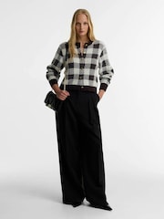 Barbour International Brown Halina Knitted Cardigan - Image 3 of 5