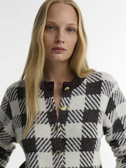 Barbour International Brown Halina Knitted Cardigan - Image 4 of 5