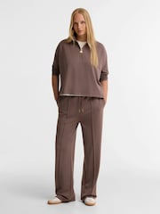 Barbour International Brown Kemora Half Zip Sweatshirt - Image 3 of 5