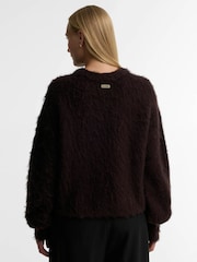 Barbour International Brown Gea Knitted Jumper - Image 3 of 6