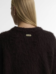 Barbour International Brown Gea Knitted Jumper - Image 5 of 6