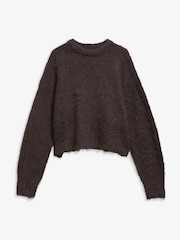 Barbour International Brown Gea Knitted Jumper - Image 6 of 6