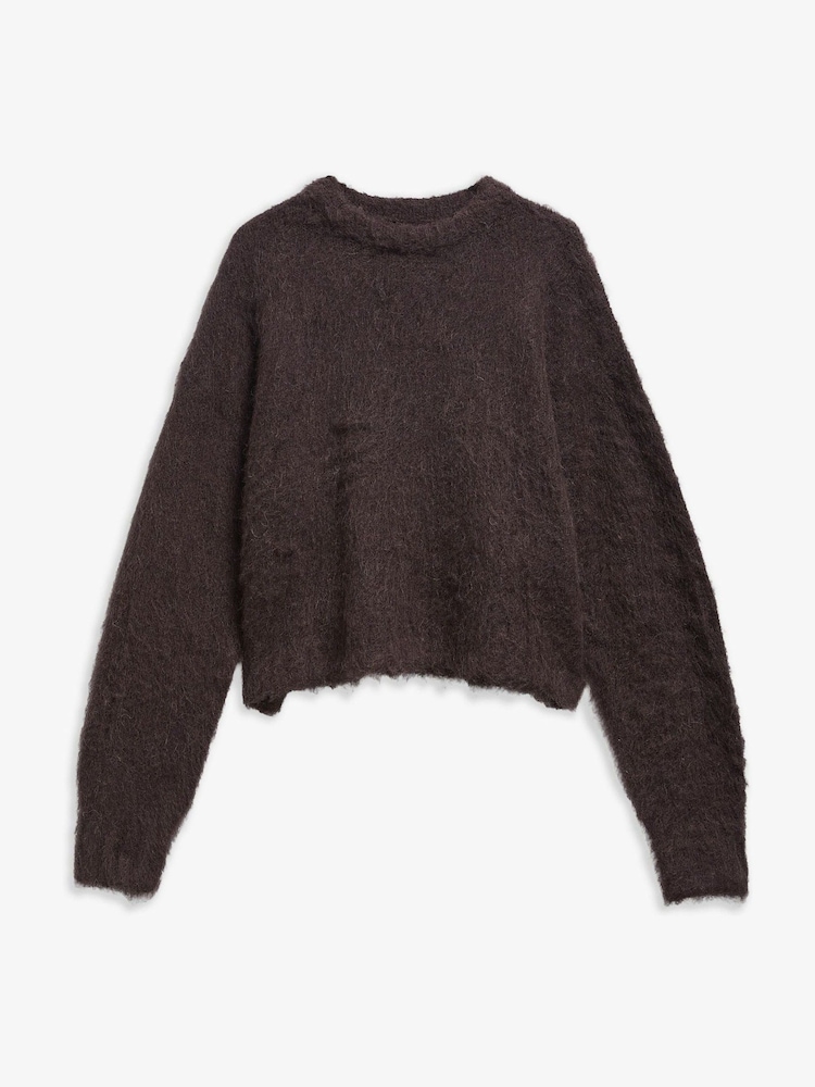 Barbour International Brown Gea Knitted Jumper - Image 6 of 6