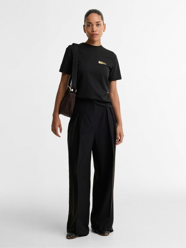 Barbour International Black Colletta T-Shirt - Image 1 of 3