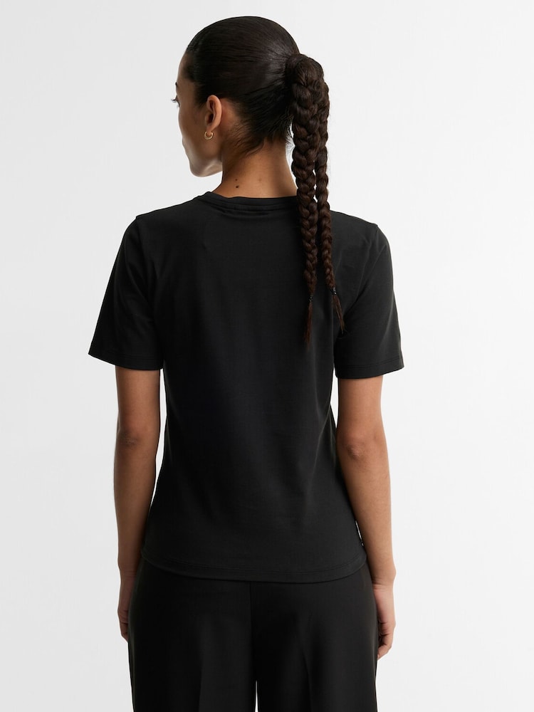 Barbour International Black Colletta T-Shirt - Image 2 of 3