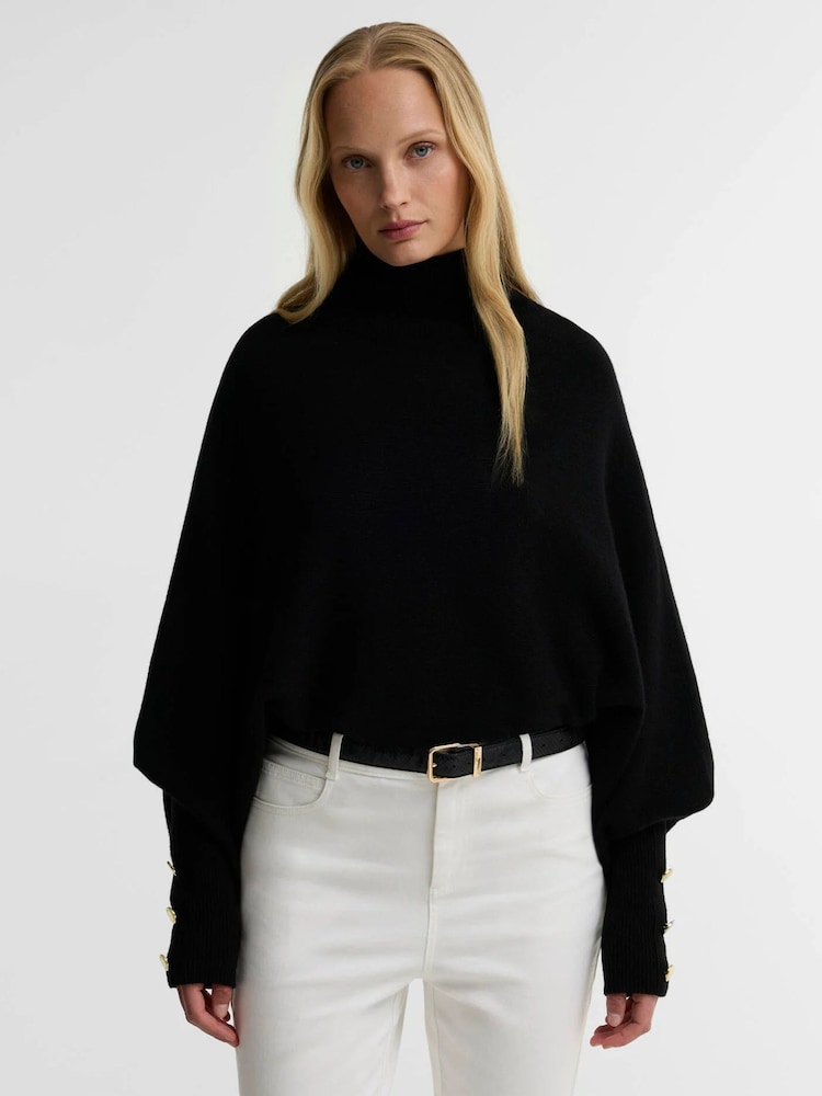 Barbour International Black Lilah Knitted Jumper - Image 1 of 5
