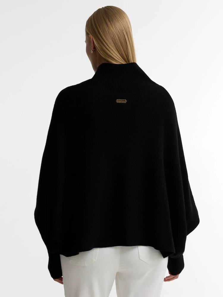 Barbour International Black Lilah Knitted Jumper - Image 2 of 5