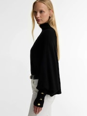 Barbour International Black Lilah Knitted Jumper - Image 4 of 5