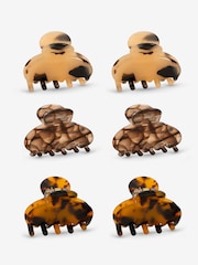 Mood Resin Mini Claw Clips Pack of 6 - Εικόνα 1 από 3