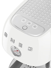 Smeg White Espresso and Cold Brew Coffee Machine - Image 9 of 12