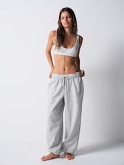 The Set 2 Pack Fold Over Waistband Joggers Berry/Grey Marl - Image 1 of 11